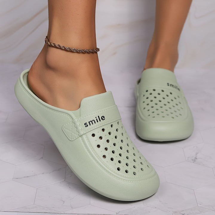 Levoire | Imprimé De Lettre Eva Chaussures En Bois Avec Semelle Souple