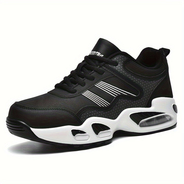Levoire | Baskets À Air Confortables Pour Hommes En Simili Cuir Blanc