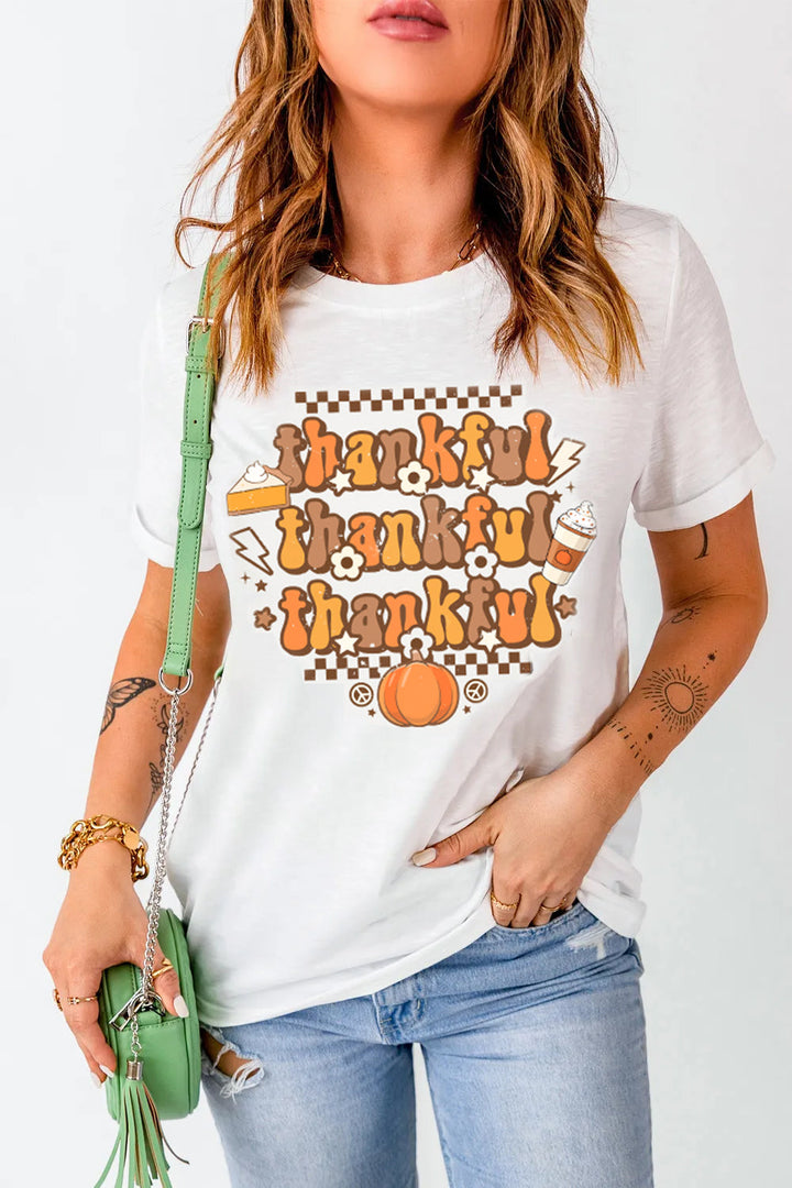 Levoire | DANKBAR T-shirt col rond avec manches courtes Blanc