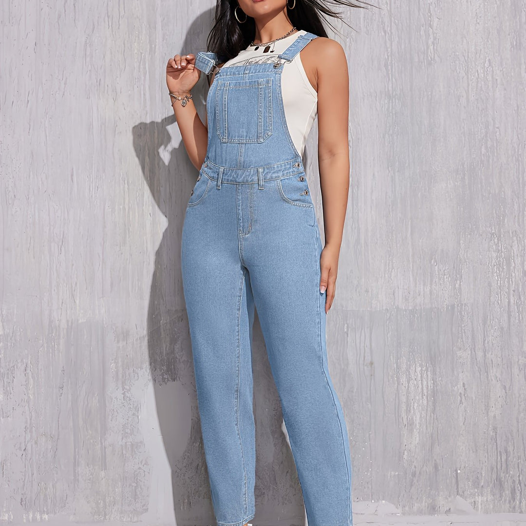 Levoire | Composites Bleu Clair Salopettes En Denim