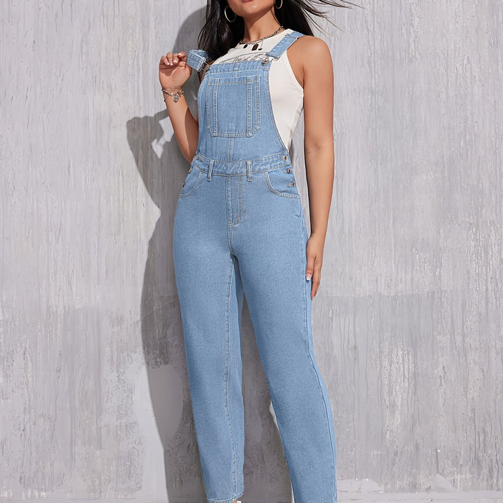 Levoire | Composites Bleu Clair Salopettes En Denim