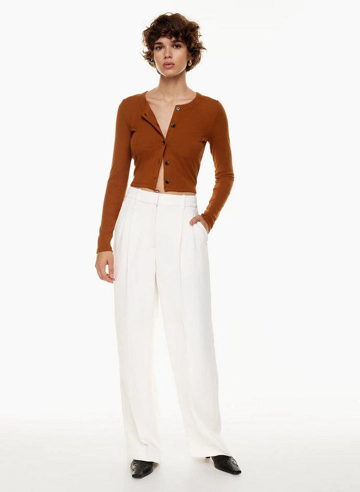 Levoire | Pantalon taille haute Blanc