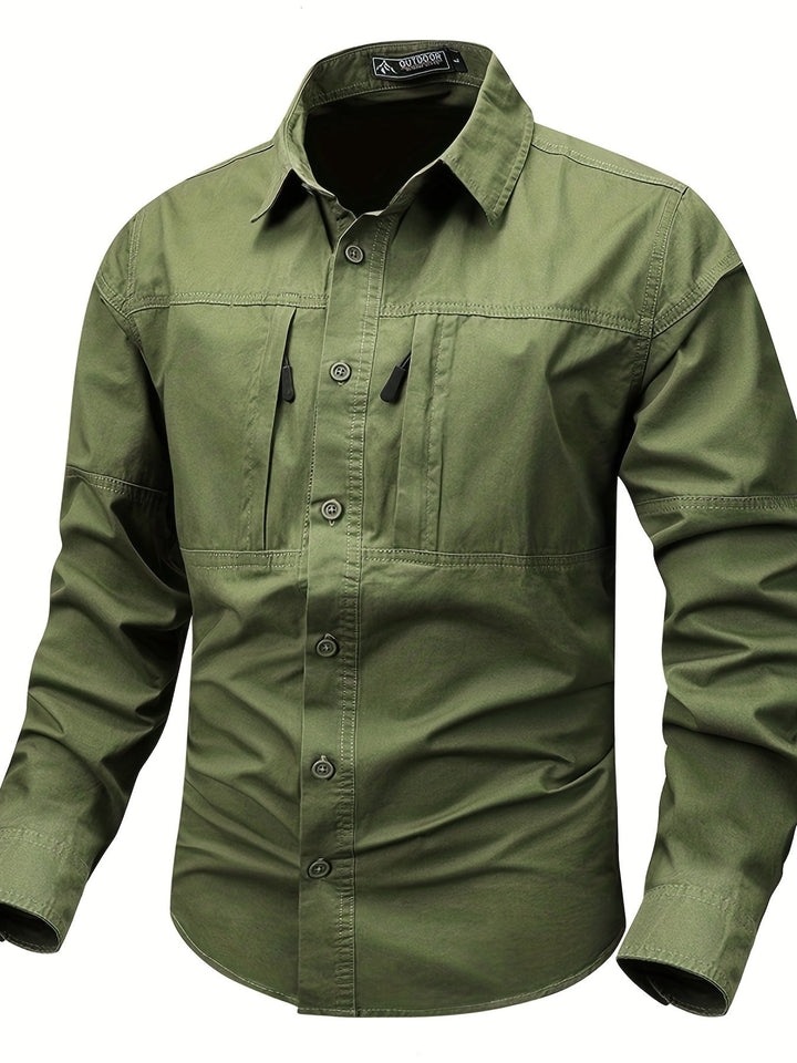 Levoire | Chemise Type Cargo Pour Homme Avec Poche Zippée