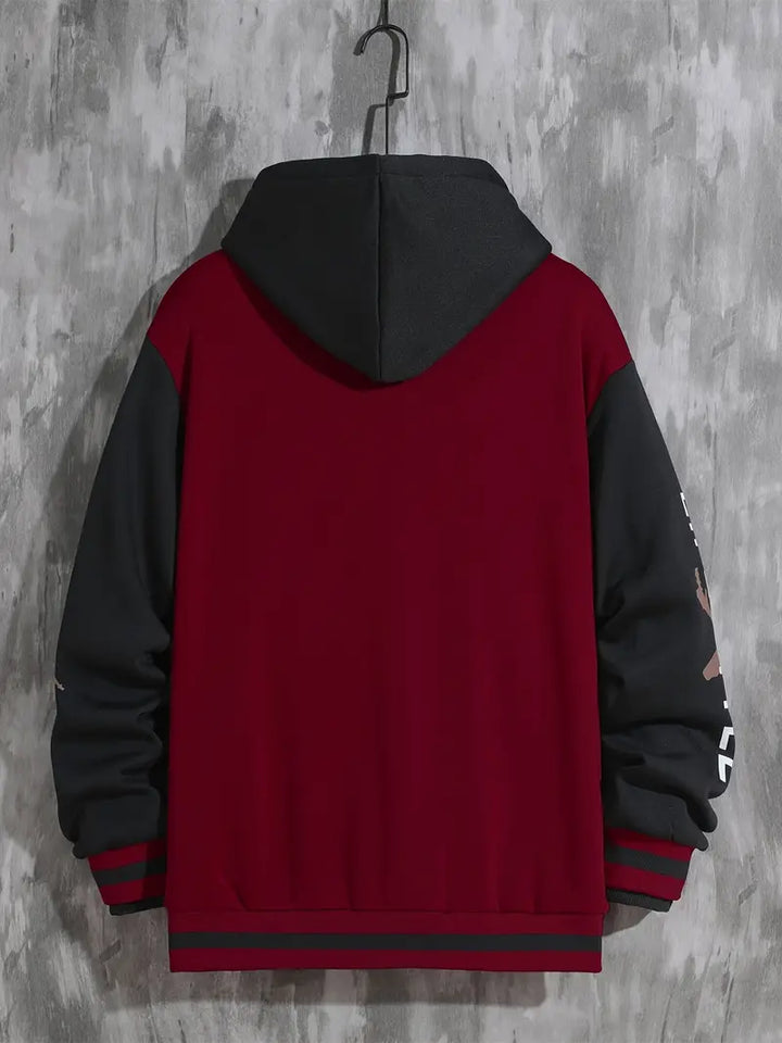 Levoire | Veste De Baseball Avec Capuche Pour Hommes