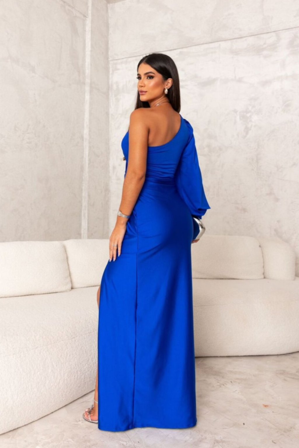 Levoire | Robe Satin À Une Épaule