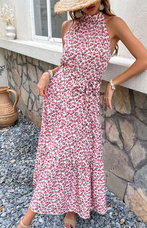 Levoire | Robe Midi Été Femme Sling Slim Halter