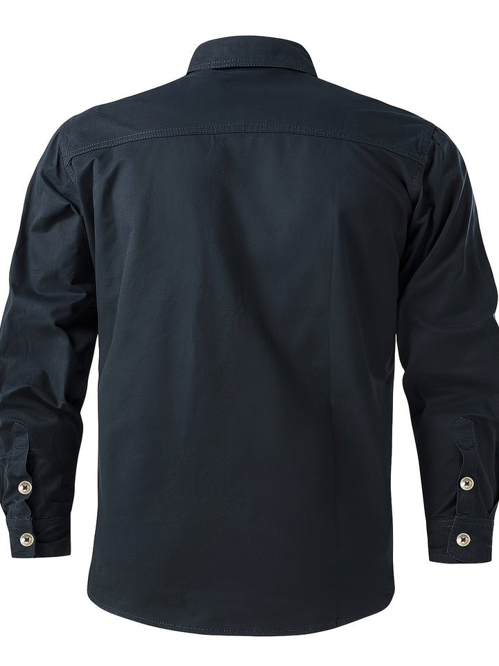 Levoire | T-Shirt De Travail Décontracté En Coton À Manches Longues