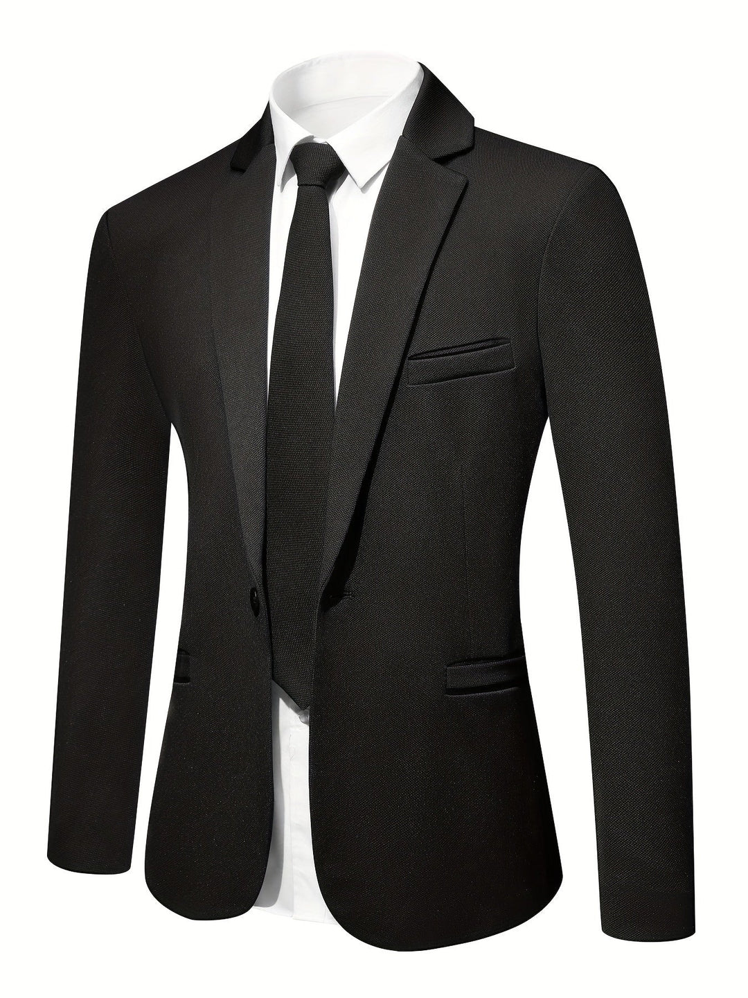 Levoire | Veste De Costume Pour Homme Unie & Cravate