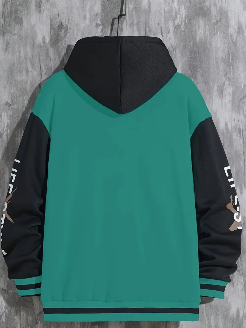Levoire | Veste De Baseball Avec Capuche Pour Hommes
