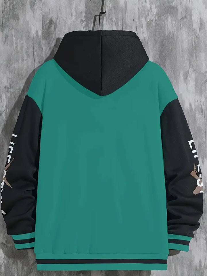 Levoire | Veste De Baseball Avec Capuche Pour Hommes