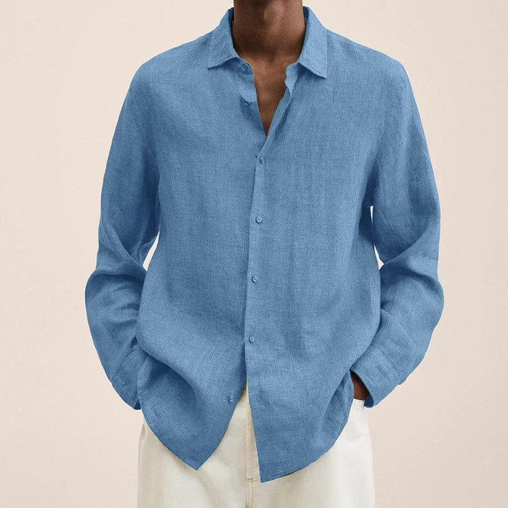 Levoire | Chemise En Lin Coupe Detendue Hommes