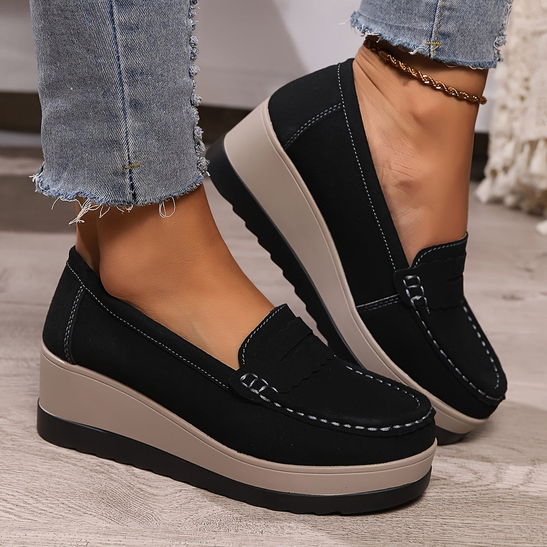 Levoire | Confortable Chaussures Basses À Chevilles En Caoutchouc Lisse