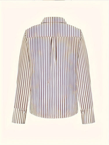 Levoire | Rentou Rayé Chemise À Manches Longues Et Col