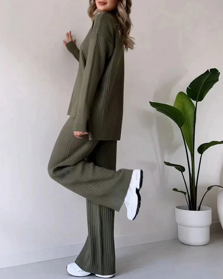 Levoire | Ensemble de pull ajusté Vert