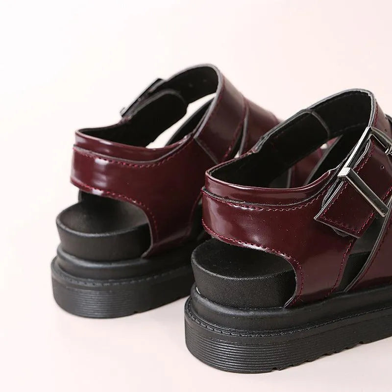 Levoire | Sandales avec boucle et talon à bout ouvert