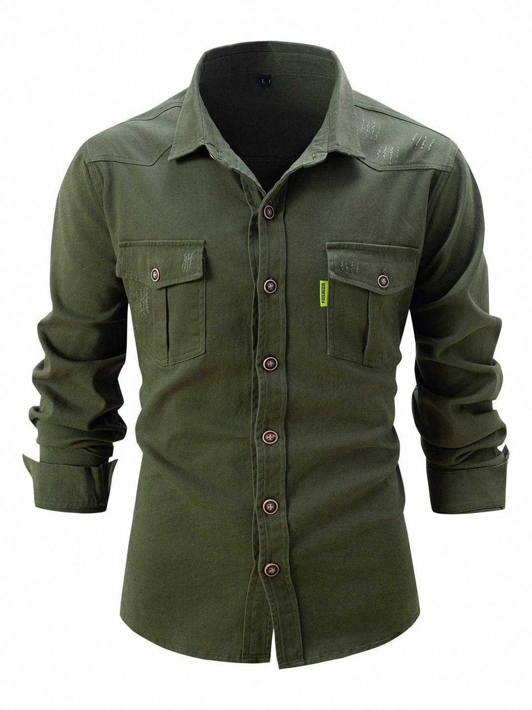 Levoire | Chemise Élégante Pour Hommes Vert