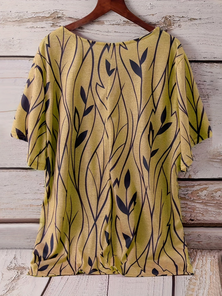 Levoire | Chemise À Motifs Floraux Jaune