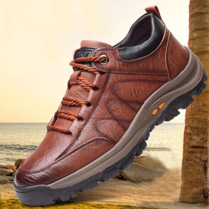 Levoire | Chaussures Orthopédiques À Lacets Antidérapantes Braun