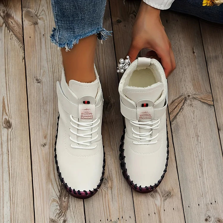 Levoire | Bottes Lisses Confortables Avec Tige En Fourrure Et Semelle Lisse