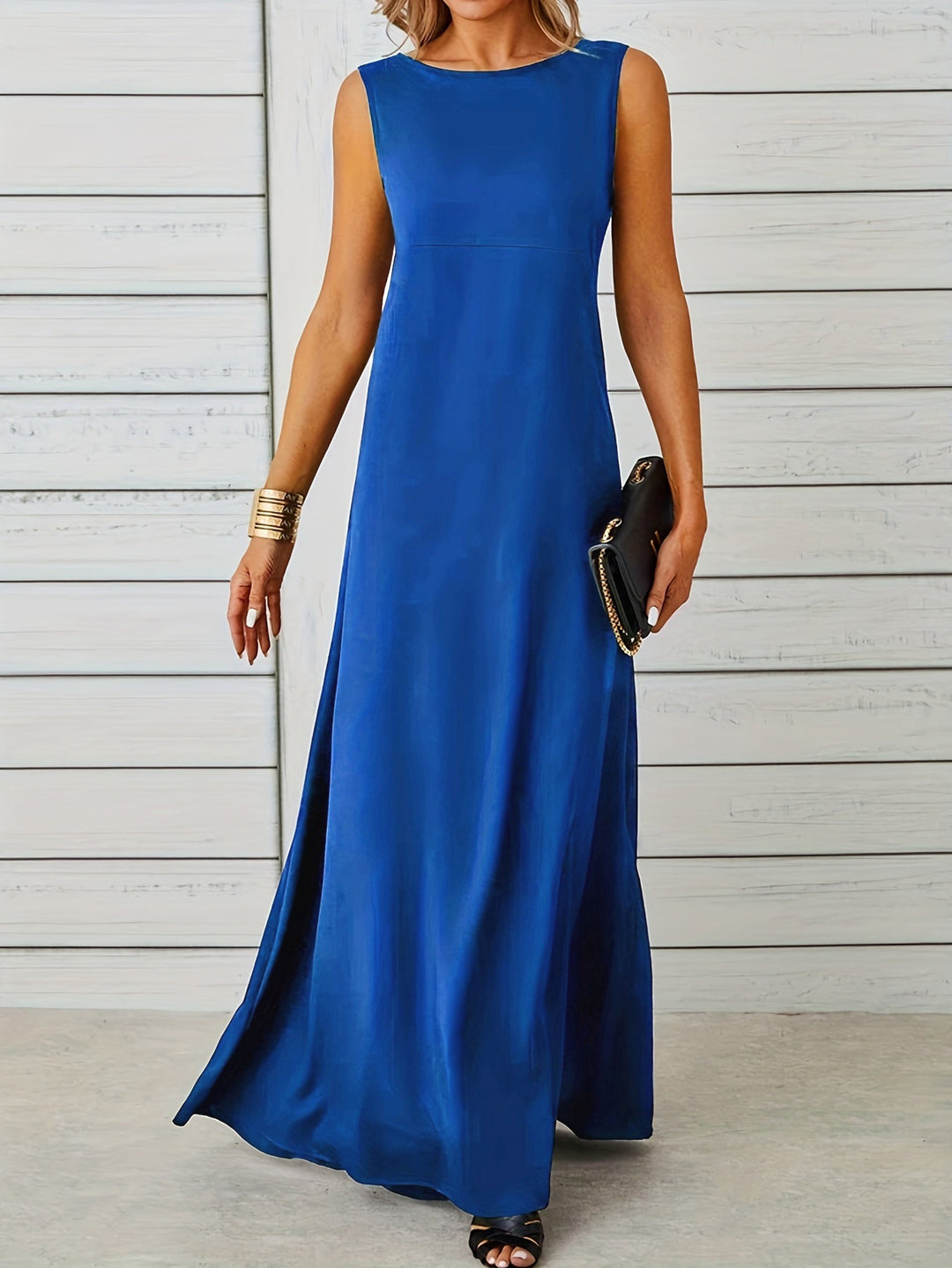 Levoire | Robe longue débardeur Bleu royal