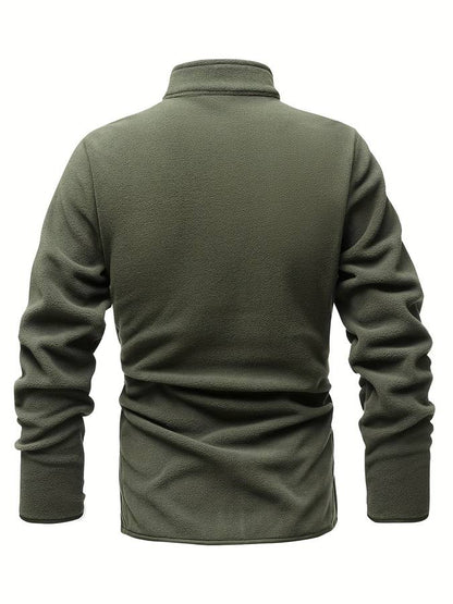 Levoire | Veste Polaire Zippée Longue Chaude À Manches Longues