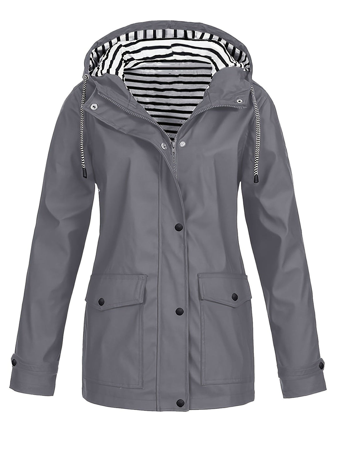Levoire | Veste De Pluie Pratique Pour En Déplacement Gris