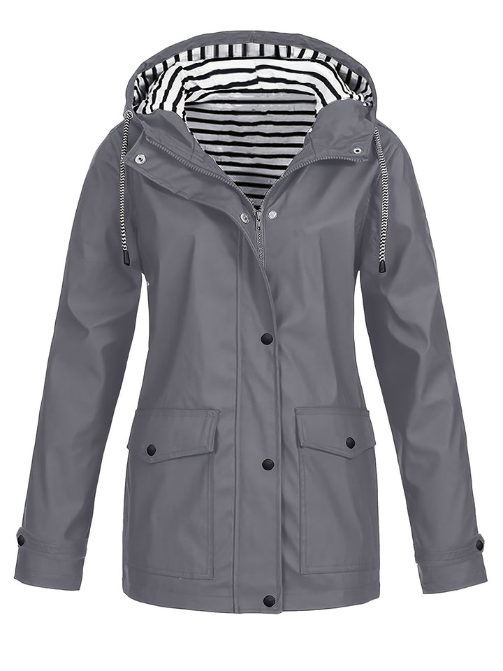 Levoire | Veste De Pluie Pratique Pour En Déplacement Gris