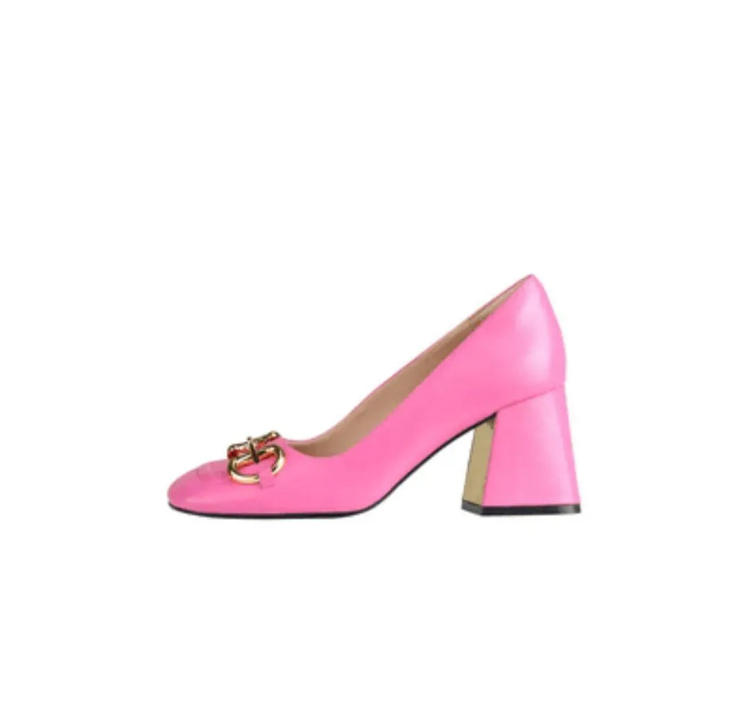 Levoire | Chaussures rétro pour femmes à talons et boucles - Élégance et style intemporels