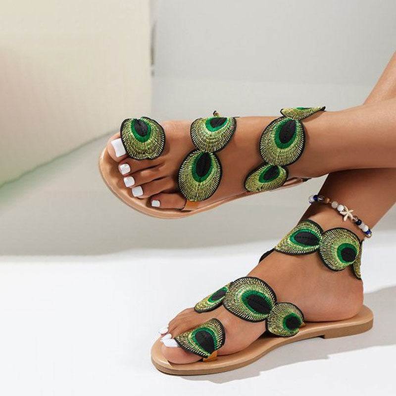 Levoire | Robe Dégradée Élégante Vert
