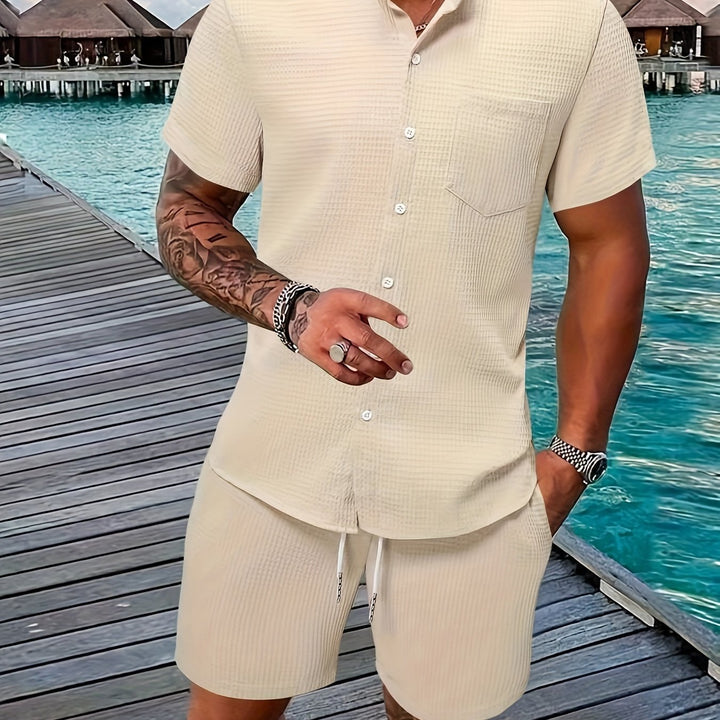 Levoire | Chemise De Golf Blanche & Shorts