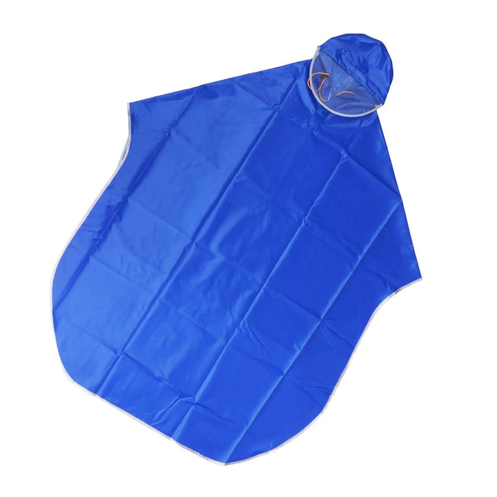 Levoire | Veste De Pluie Poncho Avec Capuche Bleu Une taille