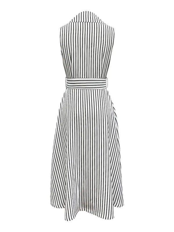 Levoire | Robe Trench Rayee Elegante Et Respirante Femmes