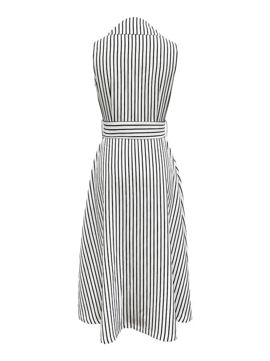 Levoire | Robe Trench Rayee Elegante Et Respirante Femmes