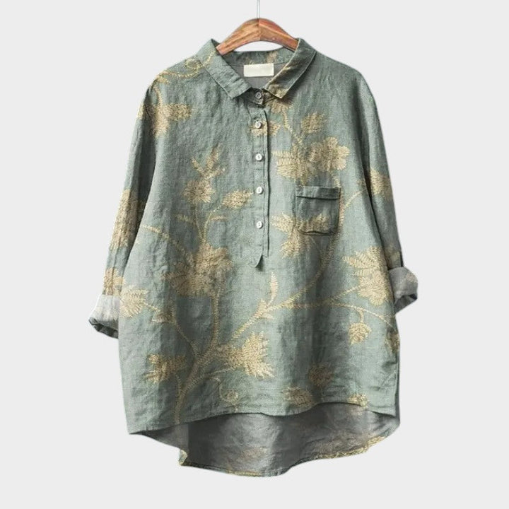 Levoire | Blouse Douce À Coupe Fluide Vert clair