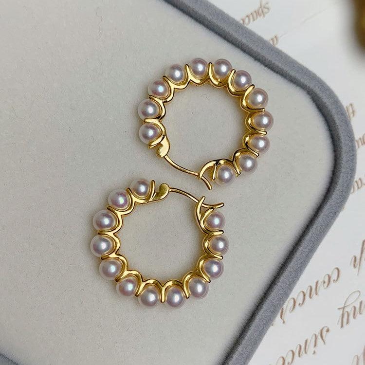 Levoire | Boucles D'Oreilles En Verre De Coquillage Rond