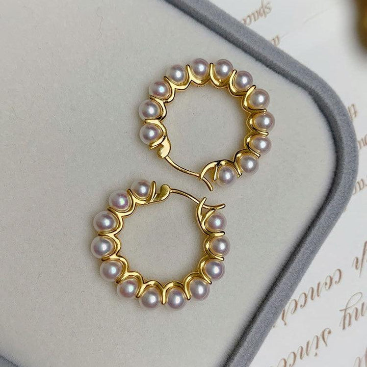 Levoire | Boucles D'Oreilles En Verre De Coquillage Rond
