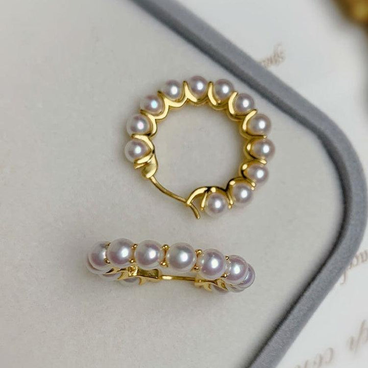 Levoire | Boucles D'Oreilles En Verre De Coquillage Rond