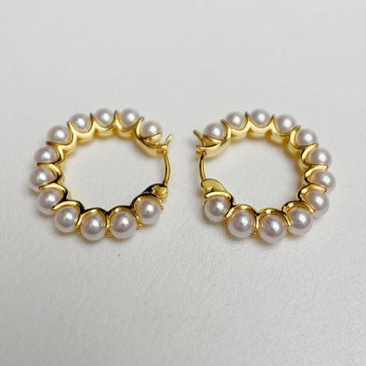 Levoire | Boucles D'Oreilles En Verre De Coquillage Rond