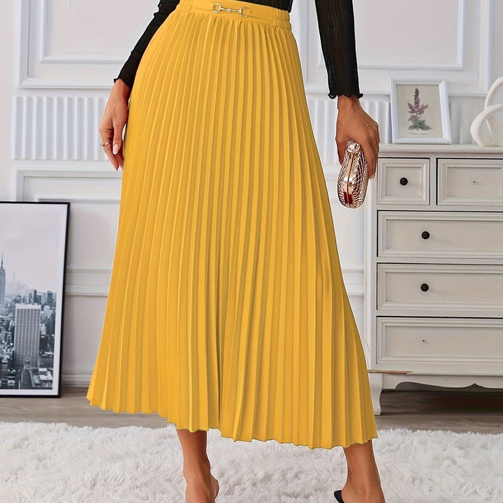Levoire | Jupe Haute Taille Durable Avec Détails En Chaîne