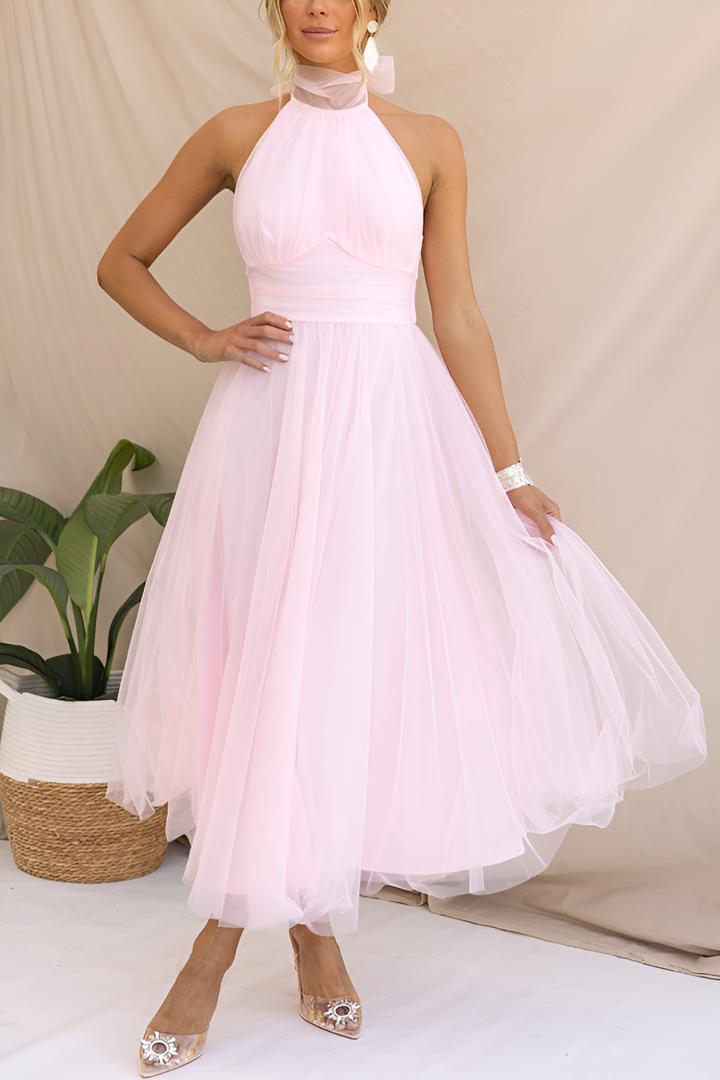 Levoire | Robe Longue Élégante Rosa