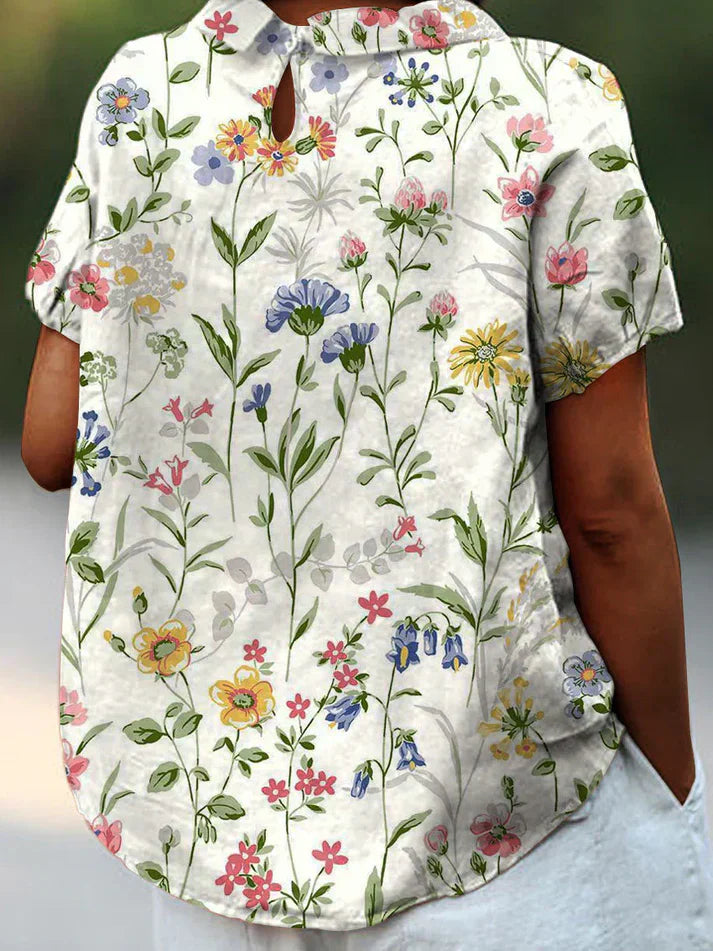 Levoire | Chemise Décontractée Femme Imprimé Floral