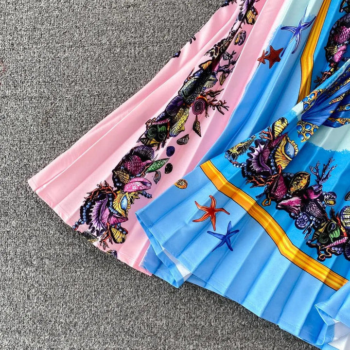 Levoire | Ensemble à deux pièces avec une ceinture en dentelle élégante et tendance pour femmes