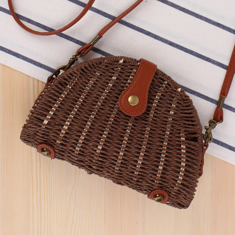 Levoire | Vintage En Paille Demi-Ronde