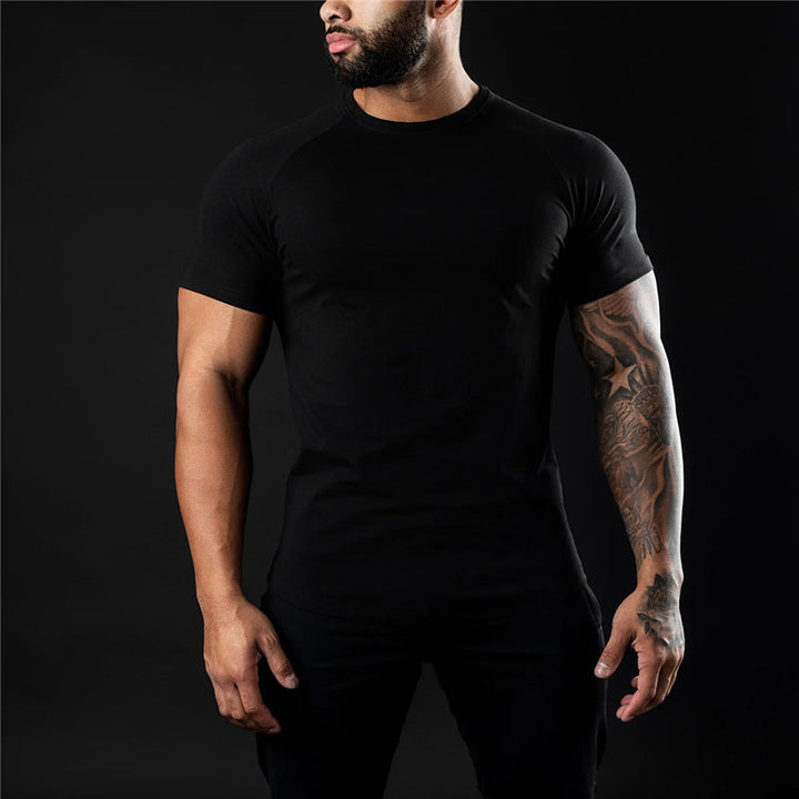 Levoire | T-Shirt D'Été Basique Pour Hommes Noir