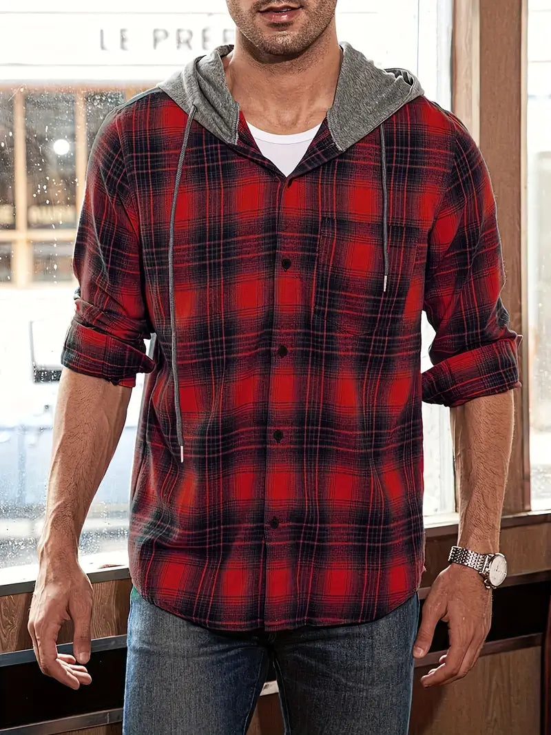 Levoire | Chemise À Capuche À Carreaux