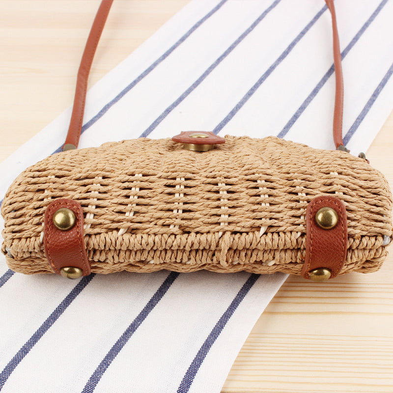 Levoire | Sac En Paille Demi-Ronde