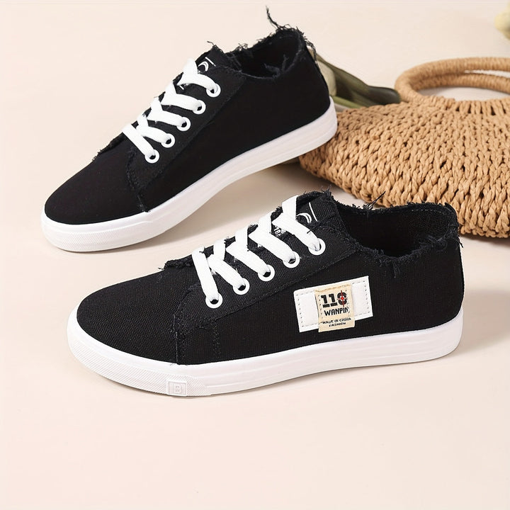 Levoire | Loisirs Tissu Chaussures Femme, Basse Chaussures De Skate À Lacets