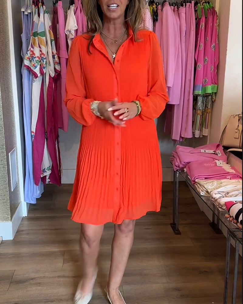 Levoire | Robe Femme Unie Patchwork Plissée