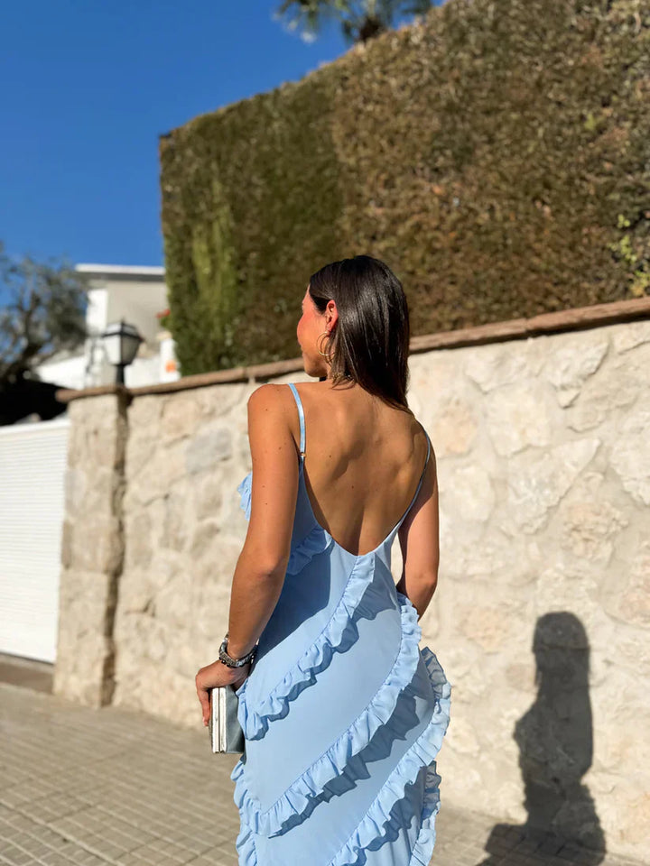Levoire | Maxi-Robe À Volants Pour Femmes