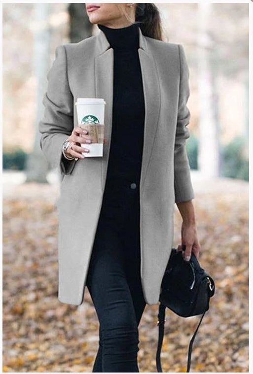 Levoire | Manteau En Laine Non Mélangé Avec Col